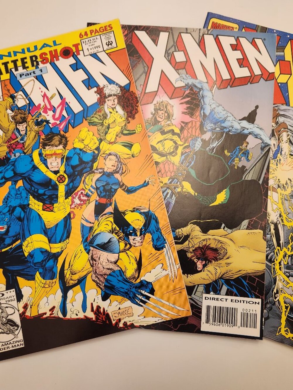 Lot of 3 X-Men Annual Comic Books 1 2 3 Marvel 1992 1993 1994 Run Annuals Comics